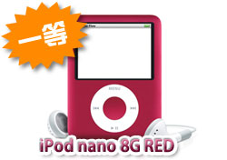1iPod nano RED 4GB